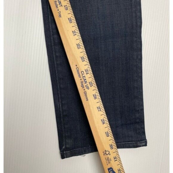 7 For All Mankind Men's Blue Jeans Size 33 Blue Rhigby Stretch.Buttons USA - Picture 5 of 12